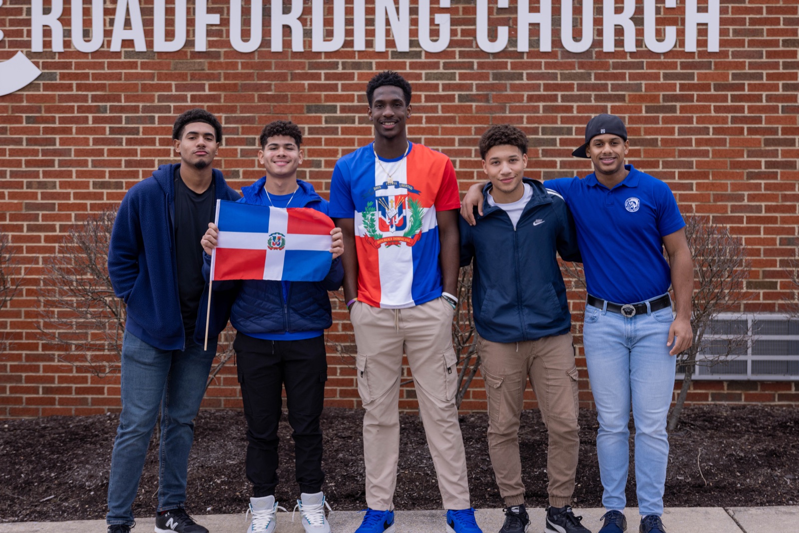 International students representing global community